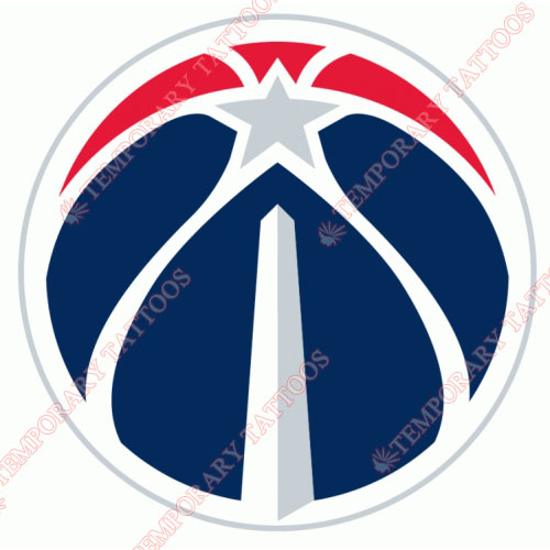 Washington Wizards Customize Temporary Tattoos Stickers NO.1241